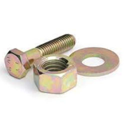Yellow Zinc Plated Fasteners Manufacturer and Supplier in India